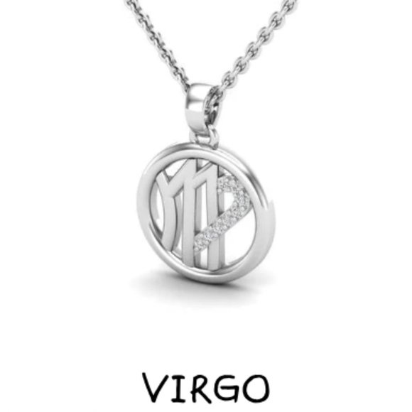 NWT Zodiac Medallion Necklace - 925 Sterling Silver - Picture 2 of 12